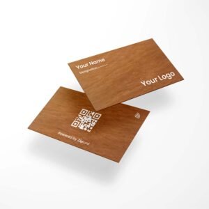 Wodden Cards - Zapcard Embergrain