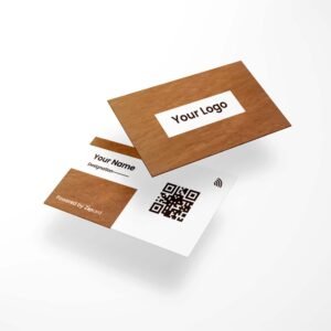 Wodden Cards - Zapcard Walnut
