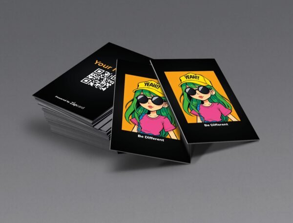 PVC Cards-Zapcard Be Different Girl